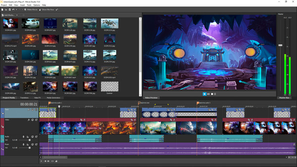 VEGAS Movie Studio 15 Steam Edition gameplay screenshot