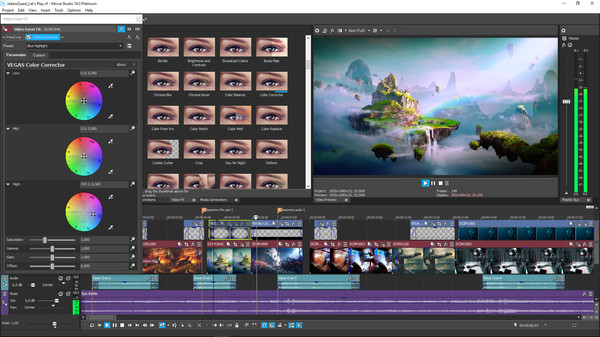 VEGAS Movie Studio 16 Platinum Steam Edition gameplay screenshot