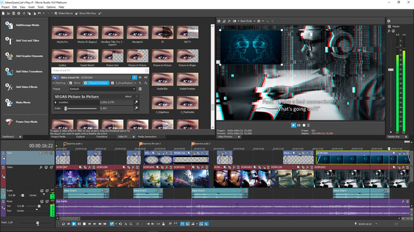 VEGAS Movie Studio 16 Platinum Steam Edition gameplay screenshot