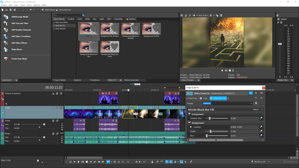 VEGAS Movie Studio 17 Platinum Steam Edition gameplay screenshot
