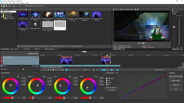 VEGAS Movie Studio 17 Platinum Steam Edition gameplay screenshot