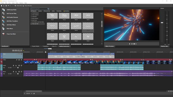 VEGAS Movie Studio 17 Steam Edition gameplay screenshot