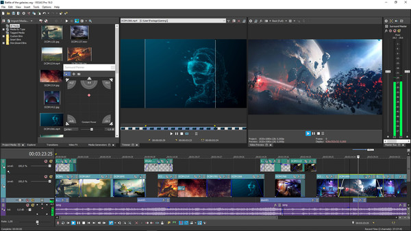 VEGAS Pro 16 Edit Steam Edition gameplay screenshot