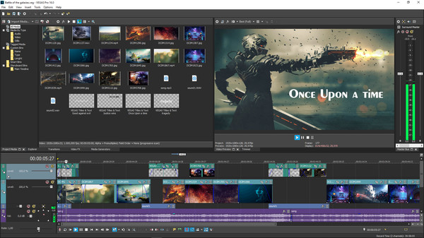 VEGAS Pro 16 Edit Steam Edition gameplay screenshot