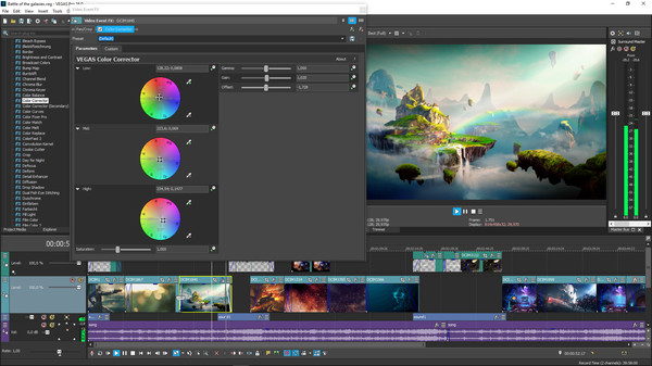 VEGAS Pro 16 Edit Steam Edition gameplay screenshot