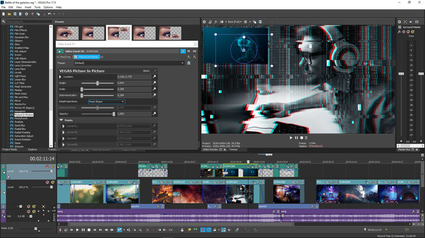 VEGAS Pro 17 Edit Steam Edition gameplay screenshot