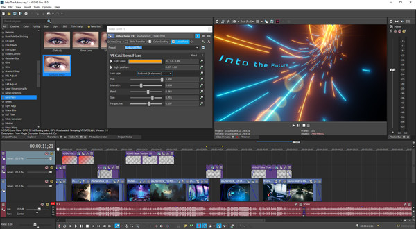 VEGAS Pro 18 Edit Steam Edition gameplay screenshot