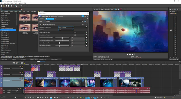 VEGAS Pro 18 Edit Steam Edition gameplay screenshot
