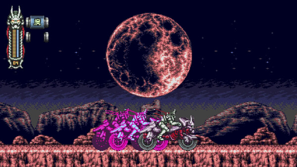 Vengeful Guardian: Moonrider gameplay screenshot