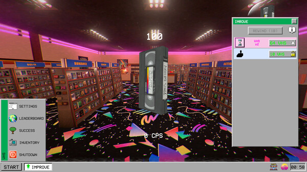 VHS gameplay screenshot