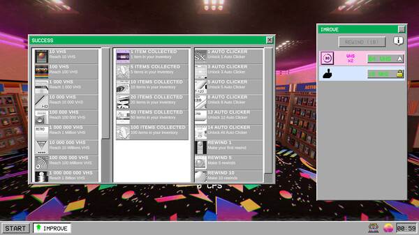VHS gameplay screenshot