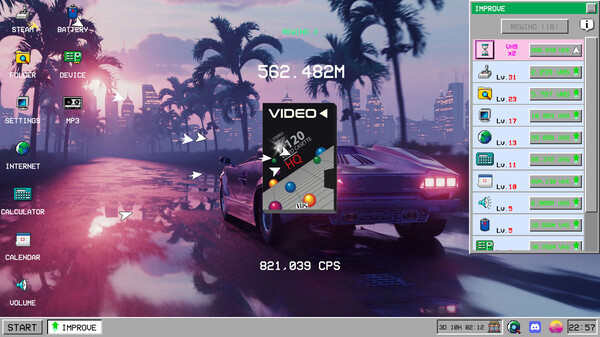VHS gameplay screenshot