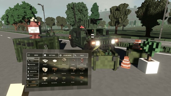 Voxel Project VR gameplay screenshot