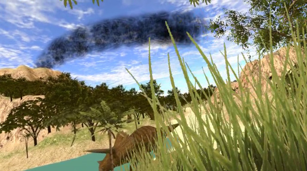 VR Jurassic Escape gameplay screenshot