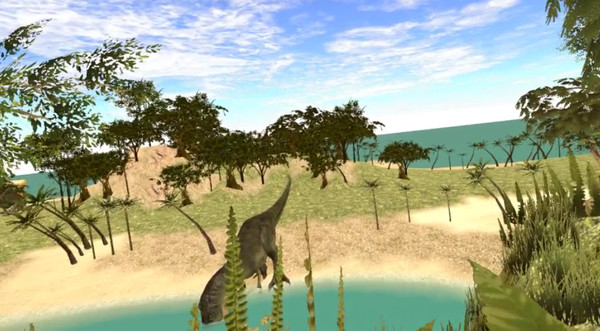 VR Jurassic Escape gameplay screenshot