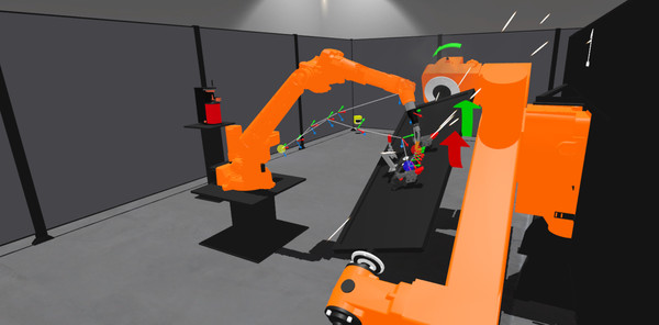 VR Robotics Simulator gameplay screenshot