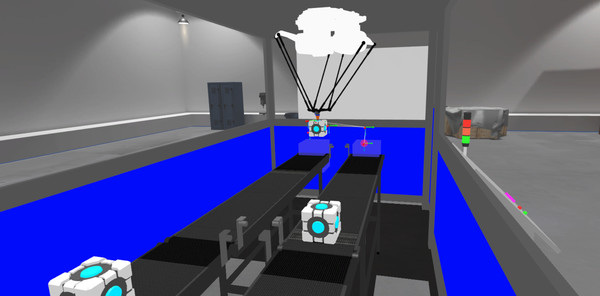 VR Robotics Simulator gameplay screenshot