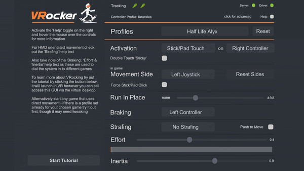 VRocker gameplay screenshot