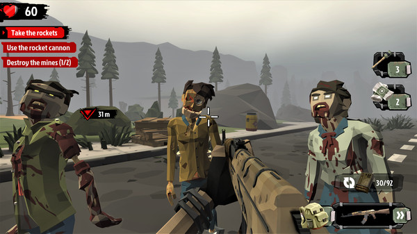 Walking Zombie 2 gameplay screenshot