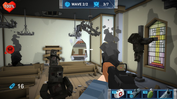 Walking Zombie: Shooter gameplay screenshot