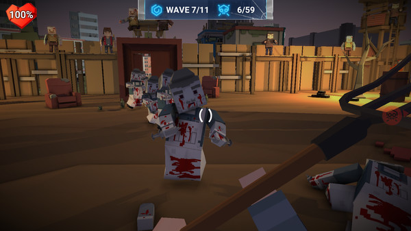 Walking Zombie: Shooter gameplay screenshot