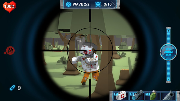 Walking Zombie: Shooter gameplay screenshot