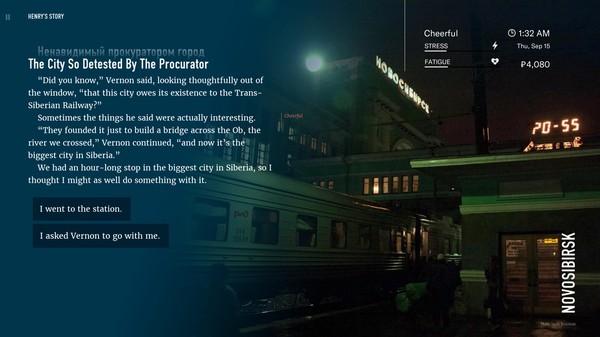 Wanderlust: Transsiberian gameplay screenshot