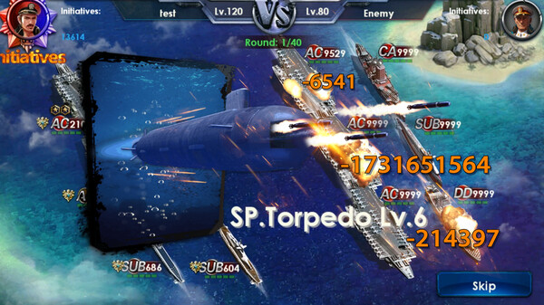 War Of Warship gameplay screenshot