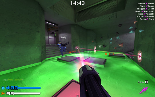 Warfork gameplay screenshot
