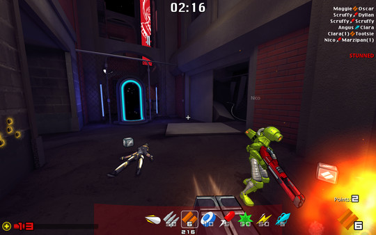 Warfork gameplay screenshot