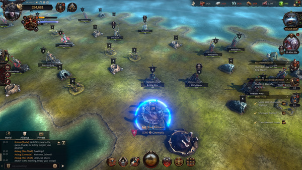 Warhammer: Chaos And Conquest gameplay screenshot