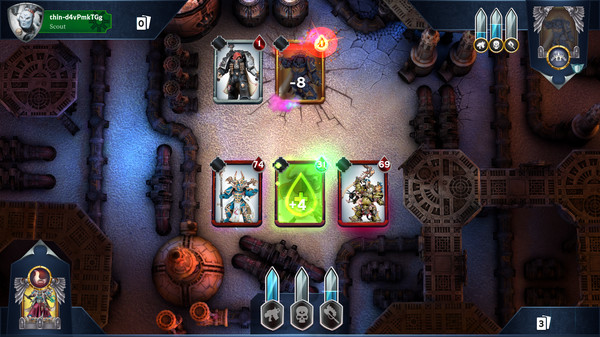 Warhammer Combat Cards gameplay screenshot