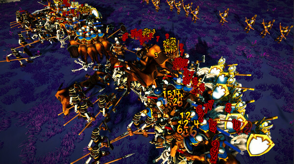 Warlords Battle Simulator gameplay screenshot