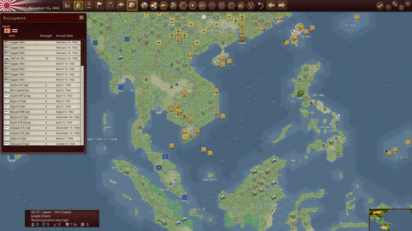 Warplan Pacific gameplay screenshot