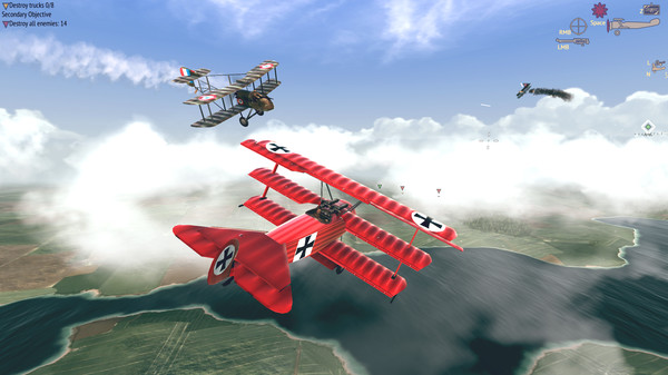 Warplanes: WW1 Sky Aces gameplay screenshot