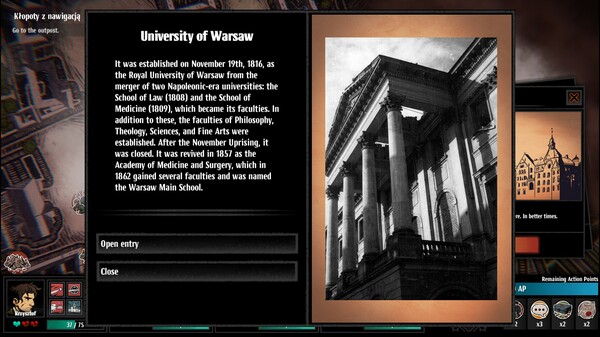 WARSAW RISING: City of Heroes gameplay screenshot