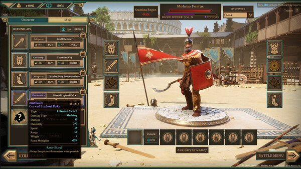 We Who Are About To Die gameplay screenshot