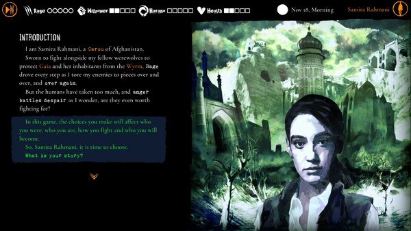 Werewolf: The Apocalypse — Purgatory gameplay screenshot
