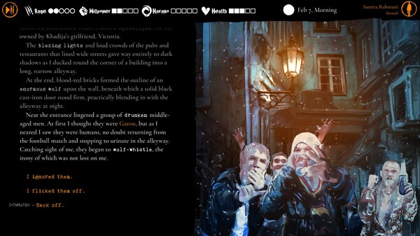 Werewolf: The Apocalypse — Purgatory gameplay screenshot