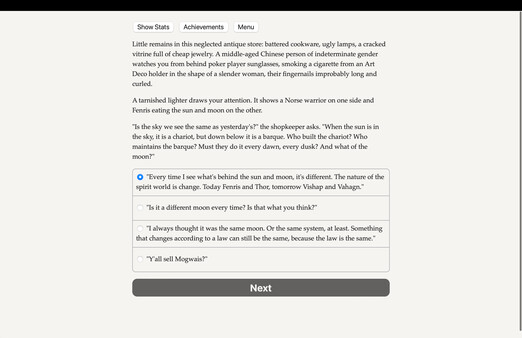 Werewolf: The Apocalypse — The Book of Hungry Names gameplay screenshot