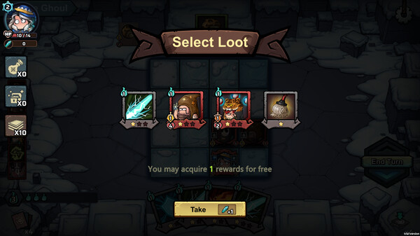 WhatRogue：Exile Land gameplay screenshot