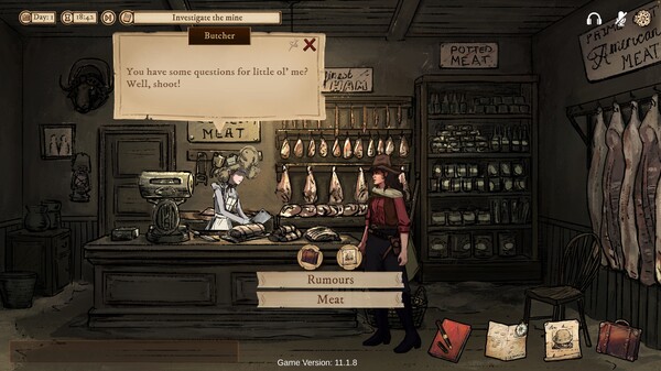 Whispers in the West - Co-op Murder Mystery gameplay screenshot