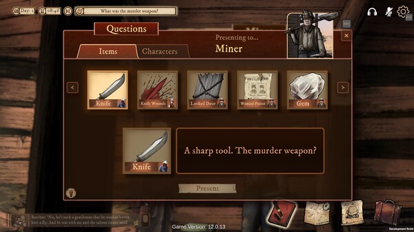 Whispers in the West - Co-op Murder Mystery gameplay screenshot