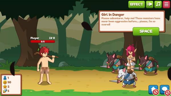 Who Needs a Hero? gameplay screenshot