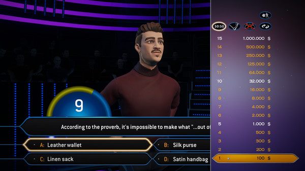 Who Wants To Be A Millionaire gameplay screenshot