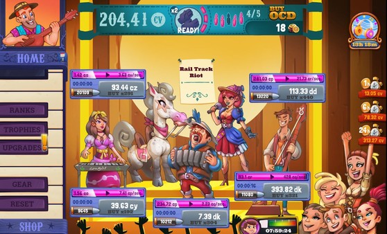 Wild West Saga: Idle Tycoon Clicker gameplay screenshot