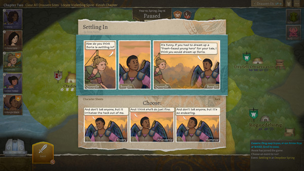 Wildermyth gameplay screenshot