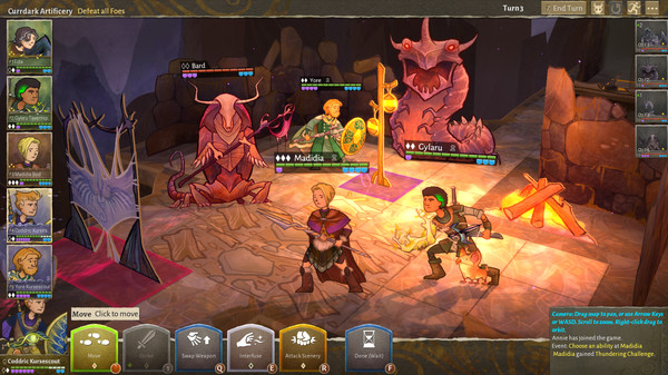 Wildermyth gameplay screenshot