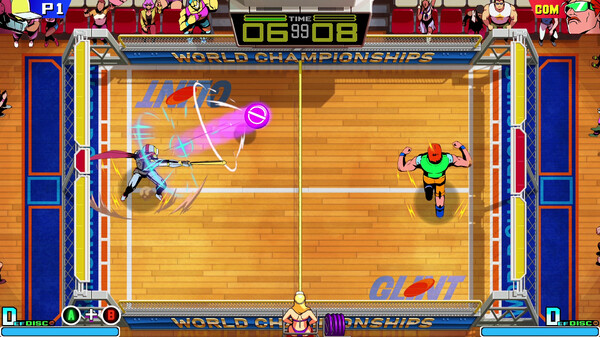 Windjammers 2 gameplay screenshot