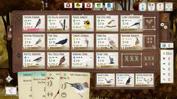 Wingspan gameplay screenshot
